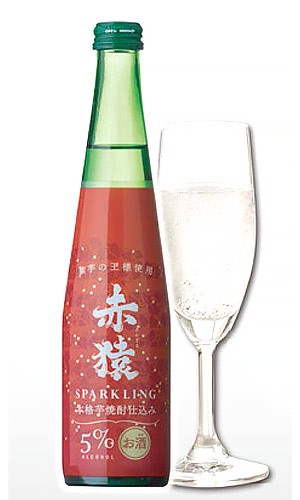 赤猿スパークリング 300ml 5%　鹿児島県　小正醸造